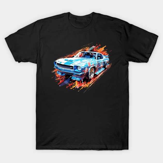 Car Racing Formula 1 Competition Abstract T-Shirt by Cubebox